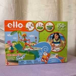 VINTAGE Ello Creation System On the Go Surf 150+ Rebuildable Pieces